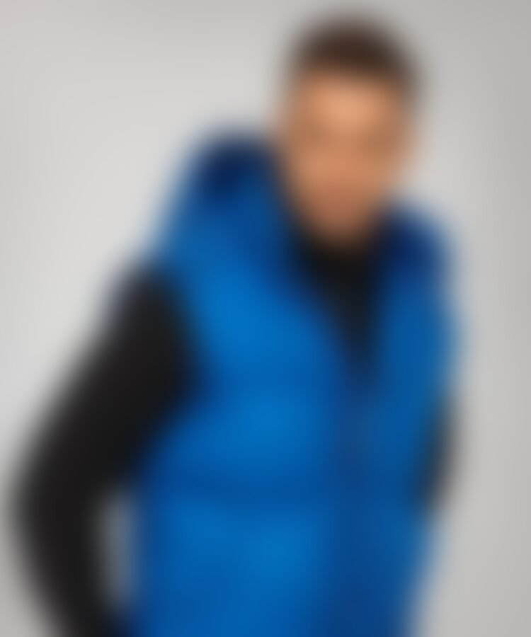 Retro puffer gilet